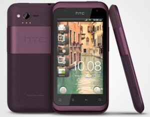 Das HTC Rhyme - hier in der Farbe Plum.